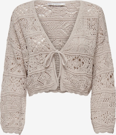 ONLY Cardigan 'Beach' en beige foncé, Vue avec produit