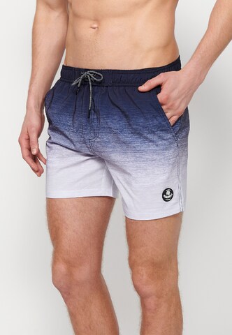 KOROSHI Badeshorts in Blau