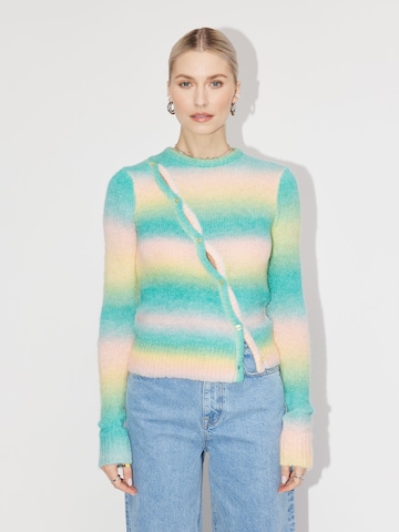 LeGer by Lena Gercke Knit Cardigan 'Elisha' in Mixed colors: front