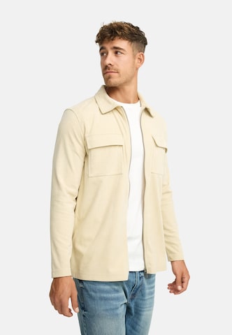 INDICODE JEANS Regular fit Between-season jacket 'Nemoto' in Beige: front