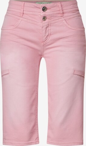 STREET ONE Slim fit Jeans in Pink: front