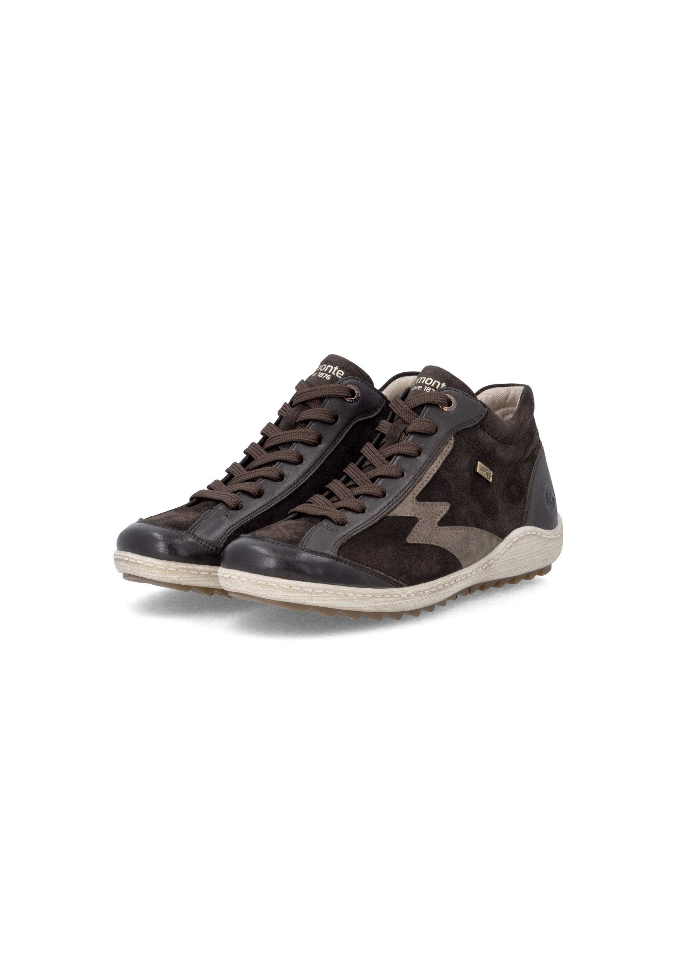 Chaussure de sport à lacets REMONTE en marron