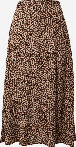 Monki Skirt in Beige: front