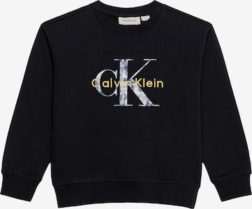 Felpa di Calvin Klein Jeans in nero: frontale
