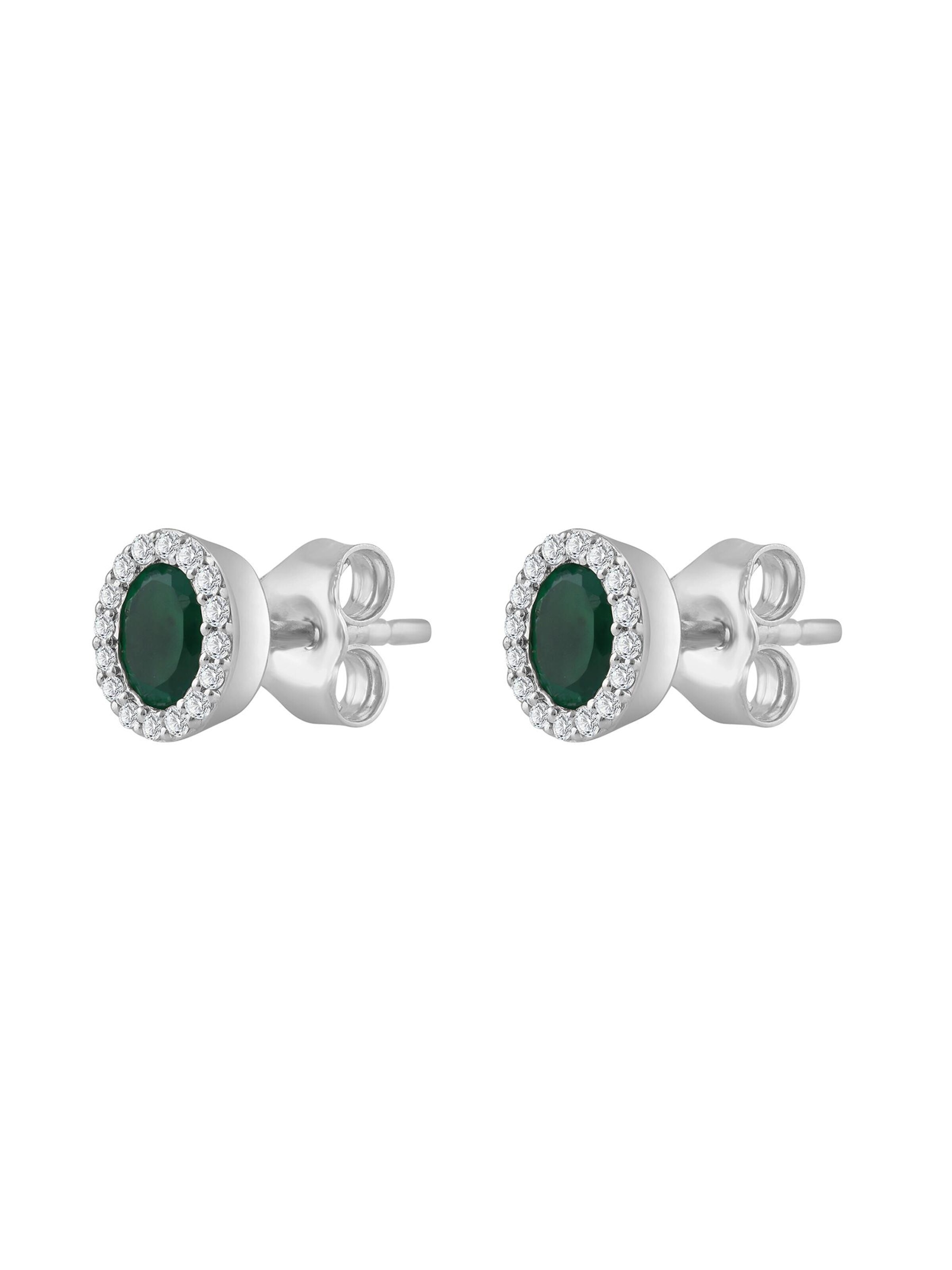 Diamant Exquis - Pendientes en plata