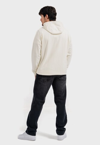 Oldskull Sweatjacke 'Basic Oldskull 25' in Weiß