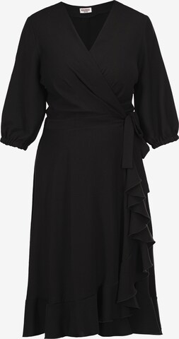 Robe de cocktail 'IRIS' Karko en noir : devant