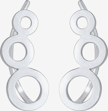 Boucles d'oreilles 'Climber' ELLI en argent : devant