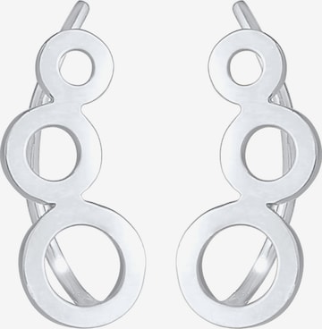 ELLI Earrings 'Climber' in Silver: front