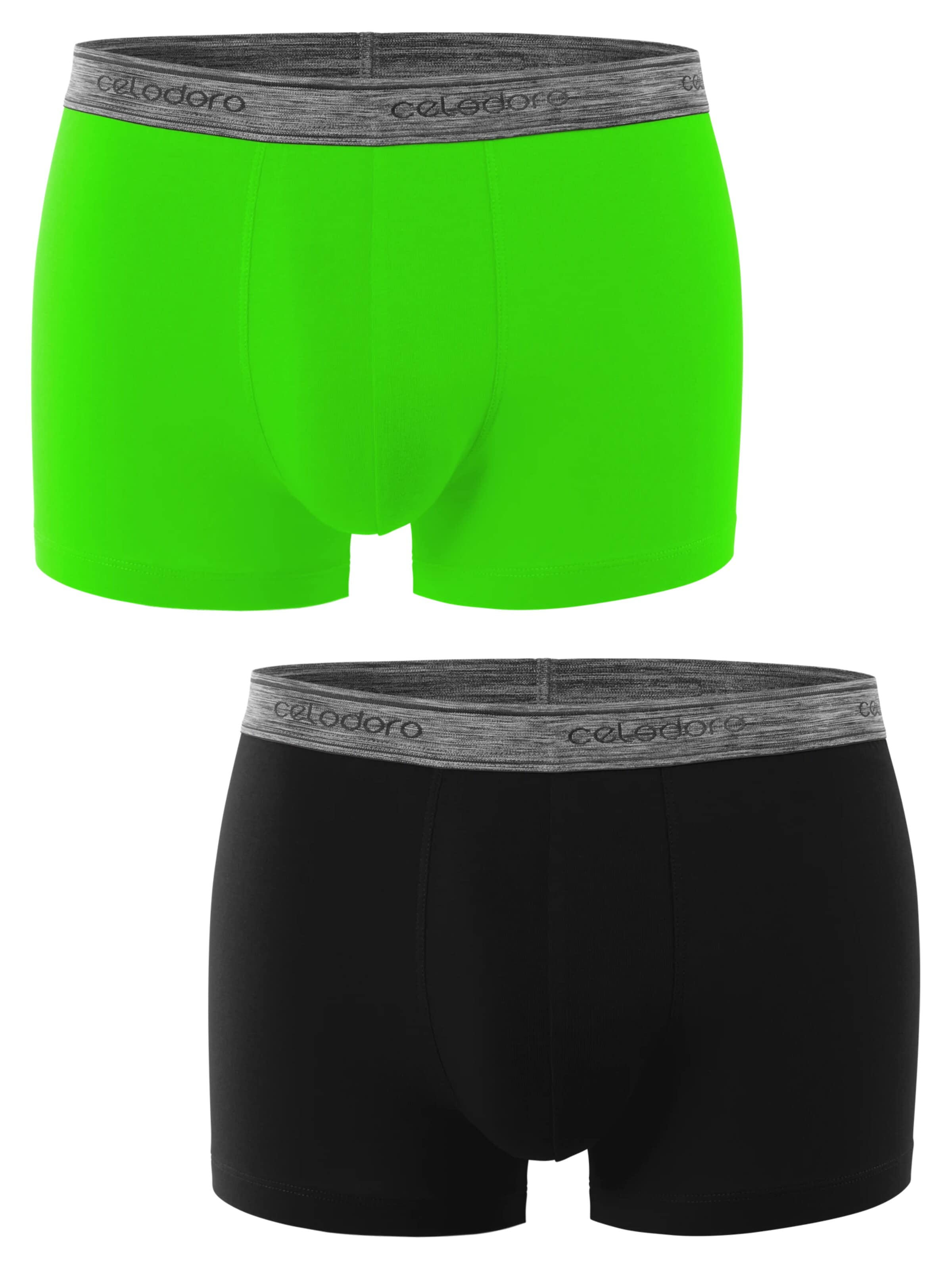 celodoro Boxershorts 'Elastix'‌‌‌‌‌‌‌ in Grün: Vorderseite