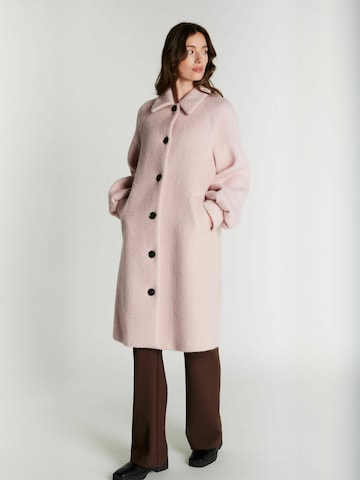 RUE de FEMME - Sobretudo de inverno ' Addison ' em rosa: frente