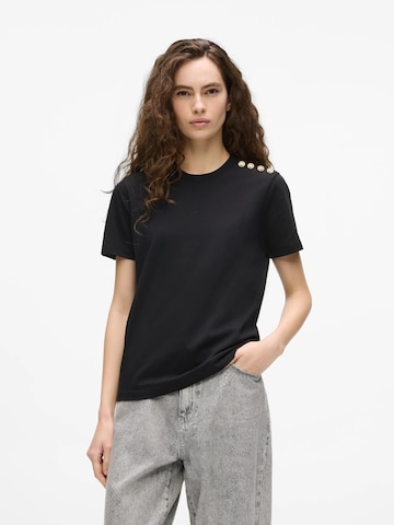 Karl Lagerfeld - Camisa 'Autograph' em preto: frente