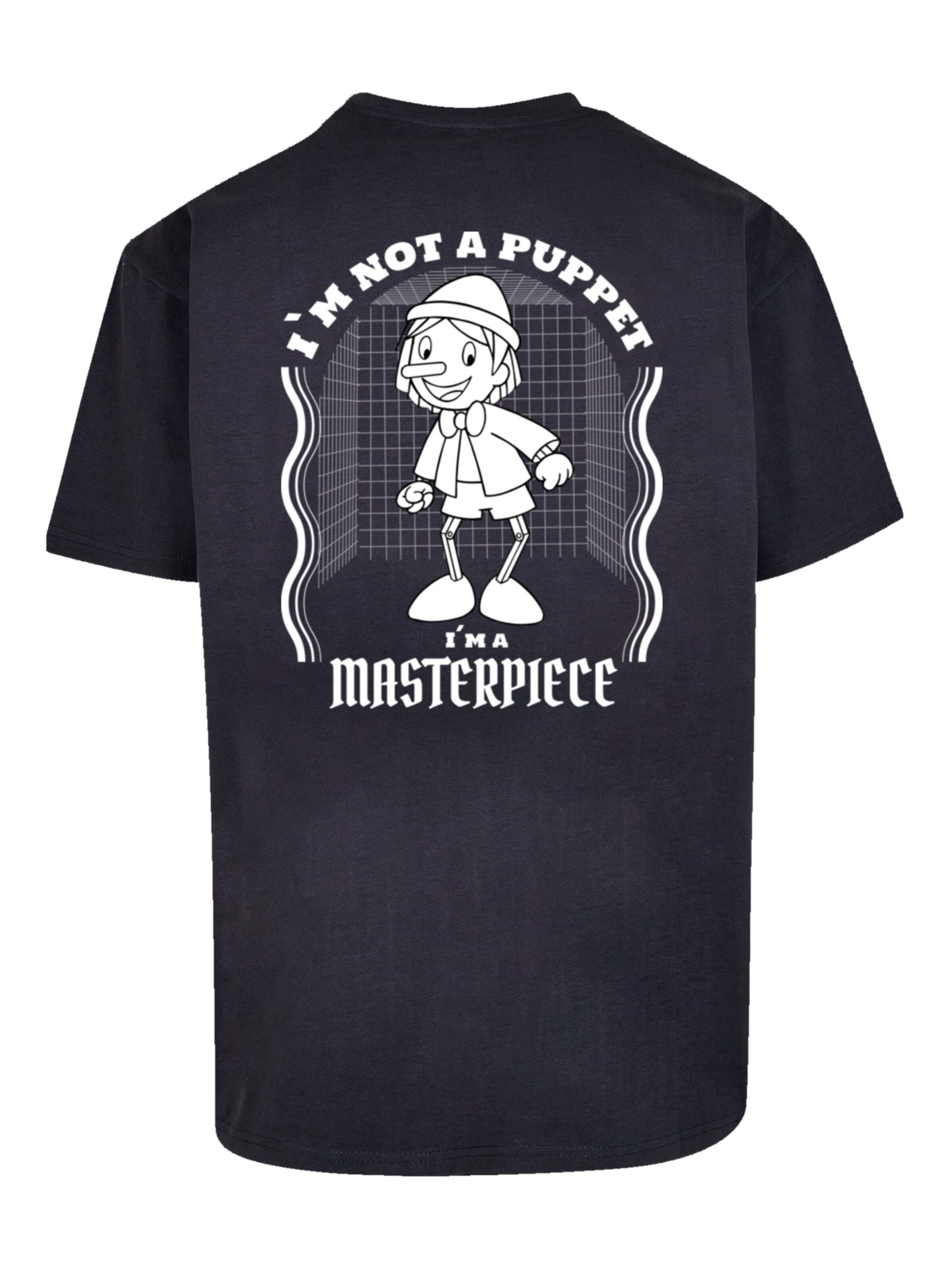 F4NT4STIC Shirt 'Pinocchio Heroes of Childhood' in Blau