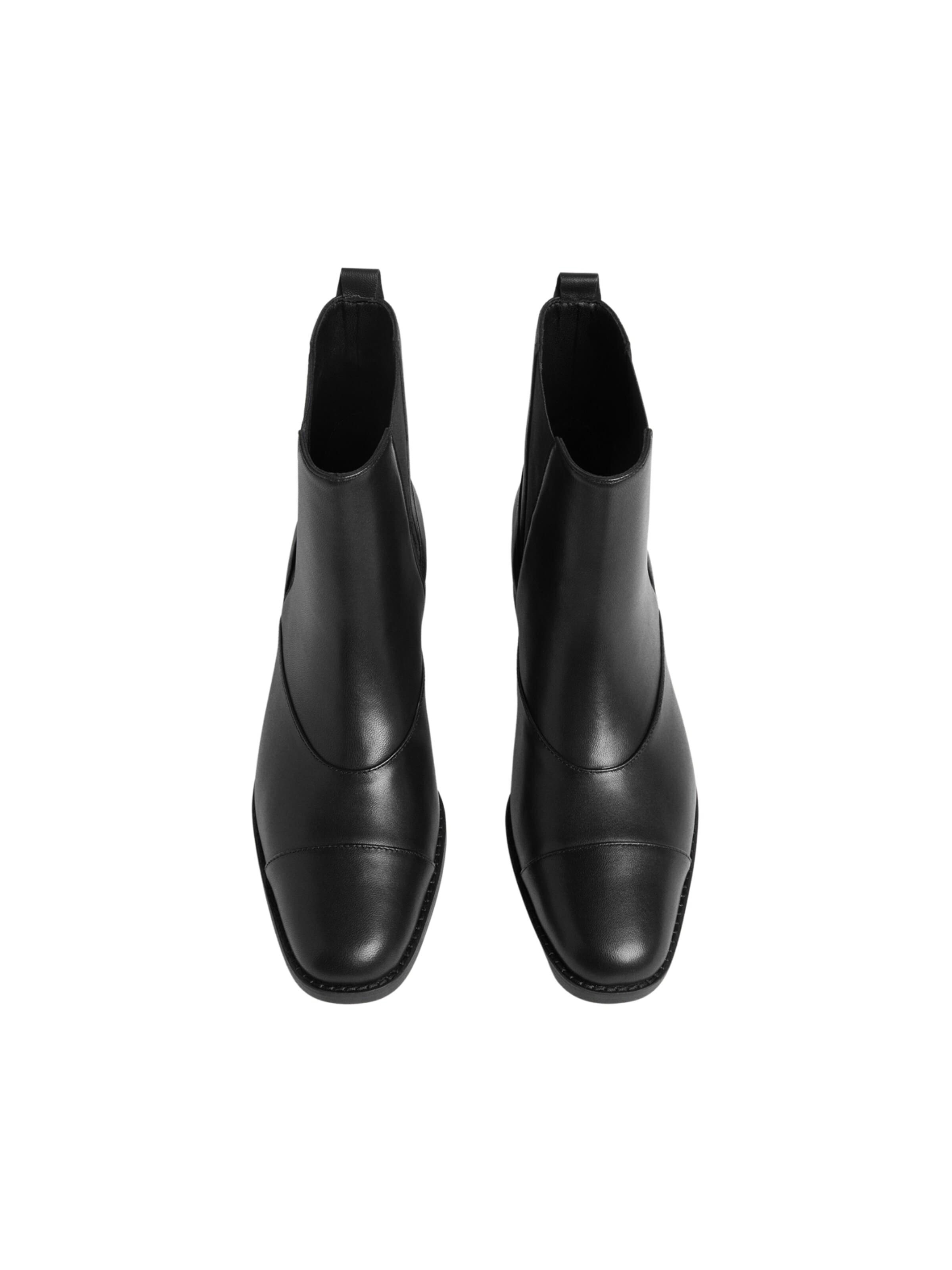 Coccinelle Ankle Boots 'Nikla Smooth'‌‌‌‌‌‌‌‌ in Schwarz