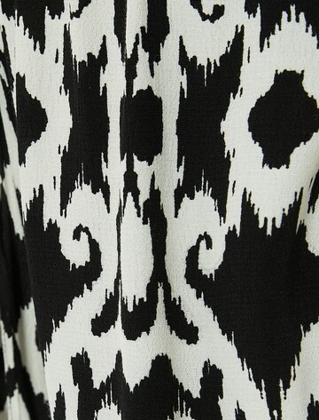 Koton Wide Leg Hose in Schwarz