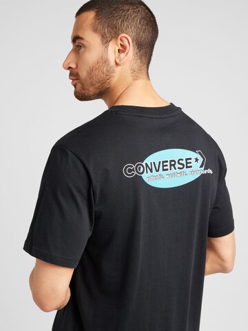 T-Shirt 'CLASSIC SKATEBOARDING' CONVERSE en noir