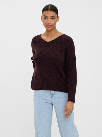 VERO MODA Sweater 'Lefile' in Red: front