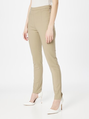 PATRIZIA PEPE Skinny Byxa i beige: framsida