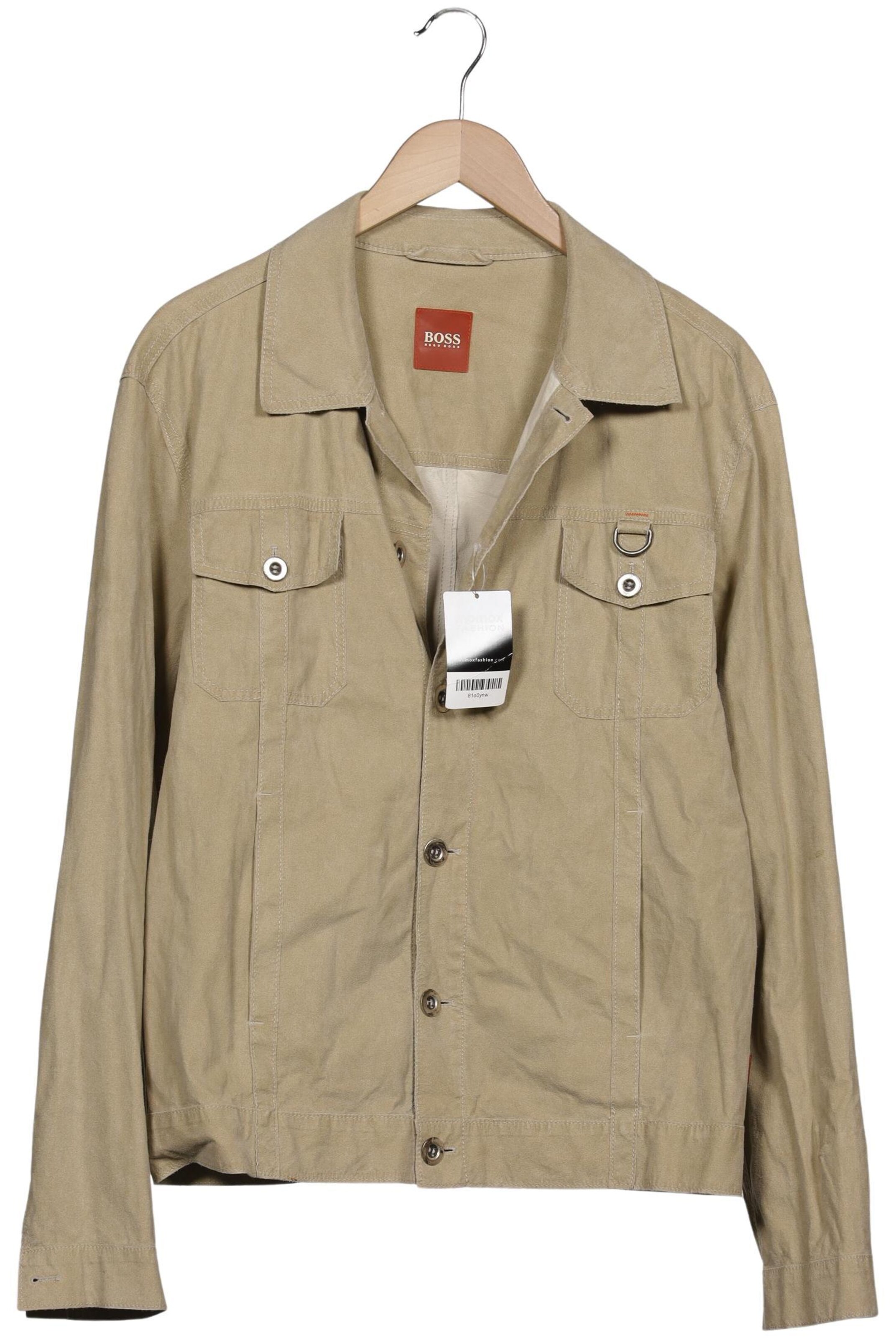 BOSS Jacket & Coat in L-XL in Beige: front