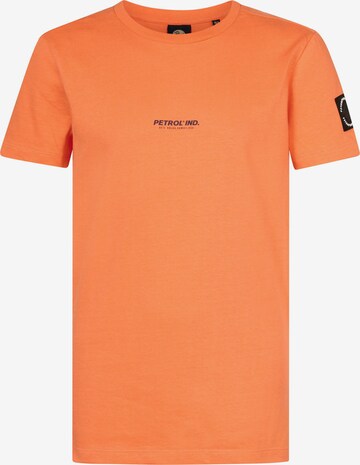 Petrol Industries Shirt 'Tropicrush' in Orange: front