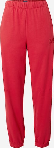 Effilé Pantalon GAP en rouge : devant