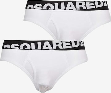 DSQUARED2 Panty 'Pack of two logo briefs' in White: front