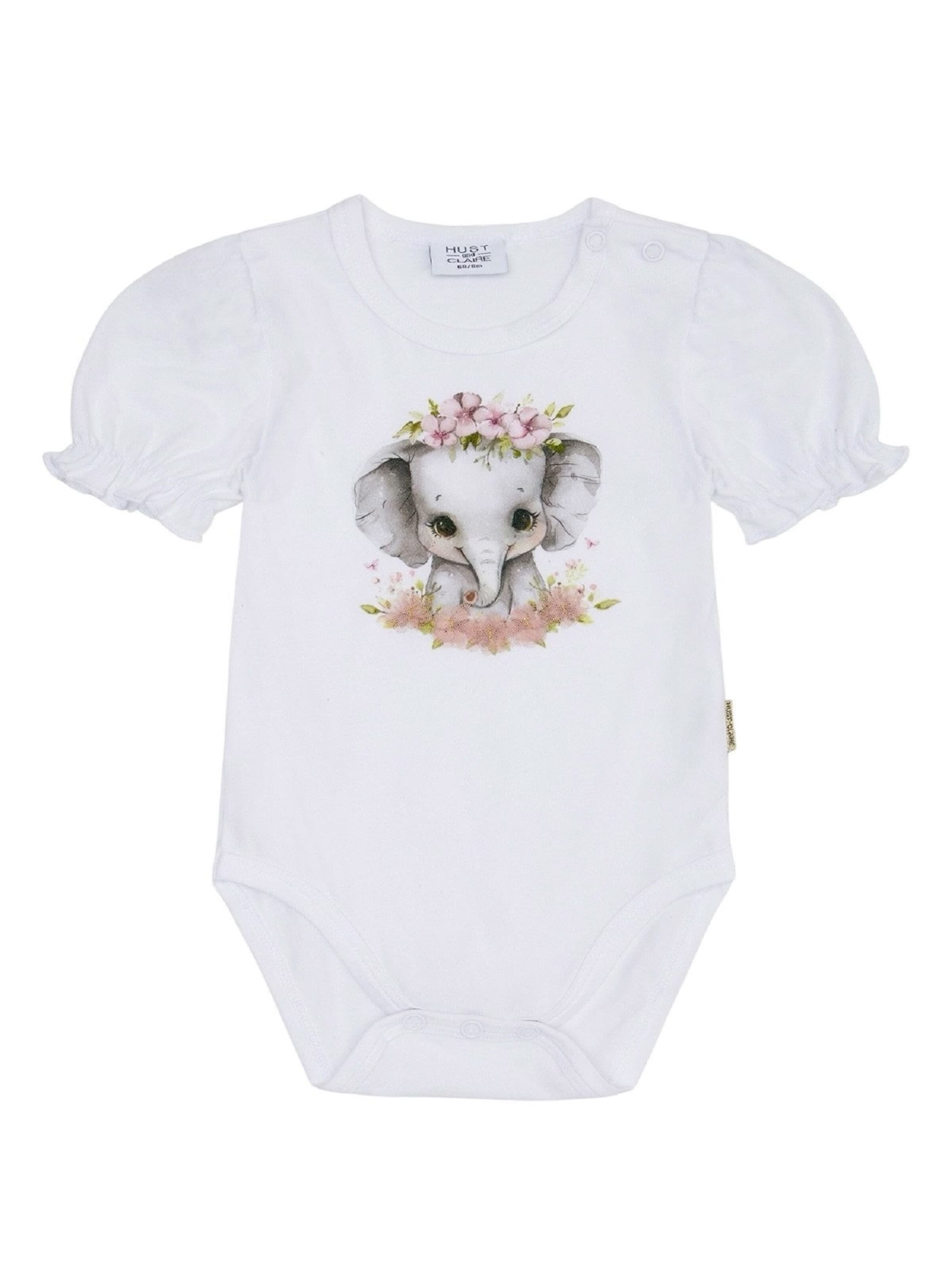 Hust & Claire Romper/Bodysuit 'Britt' in White: front