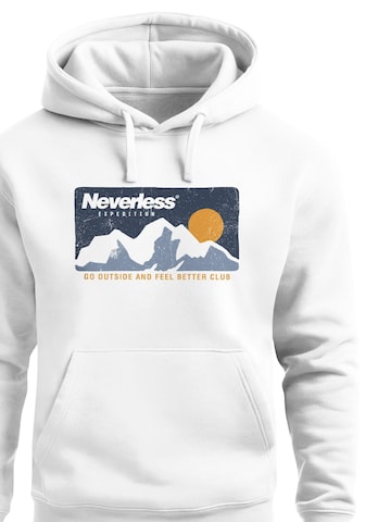Neverless Sweatshirt 'Neverless Expedition' in Weiß