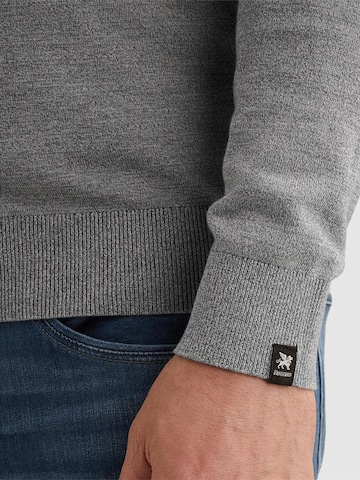Pullover 'Pullover in cotton/modal with polo collar' di VANGUARD in blu