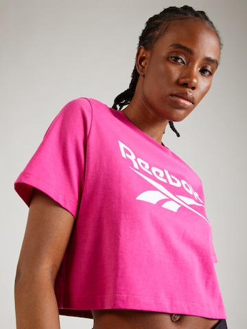 Reebok - Camiseta funcional 'IDENTITY' en rosa
