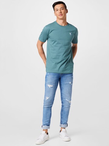 T-Shirt 'Embro Gull' Cleptomanicx en vert
