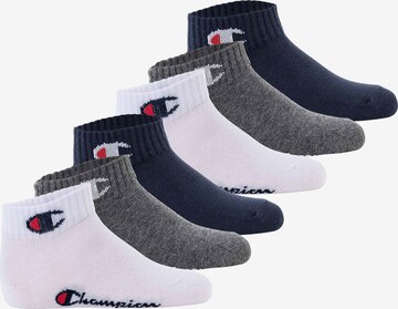Champion Authentic Athletic Apparel Socks in Blue: front