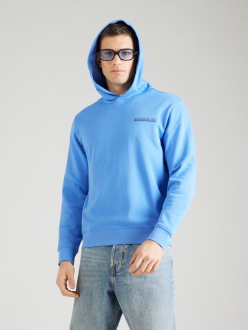 NAPAPIJRI Sweatshirt 'BENAR' in Blauw: voorkant