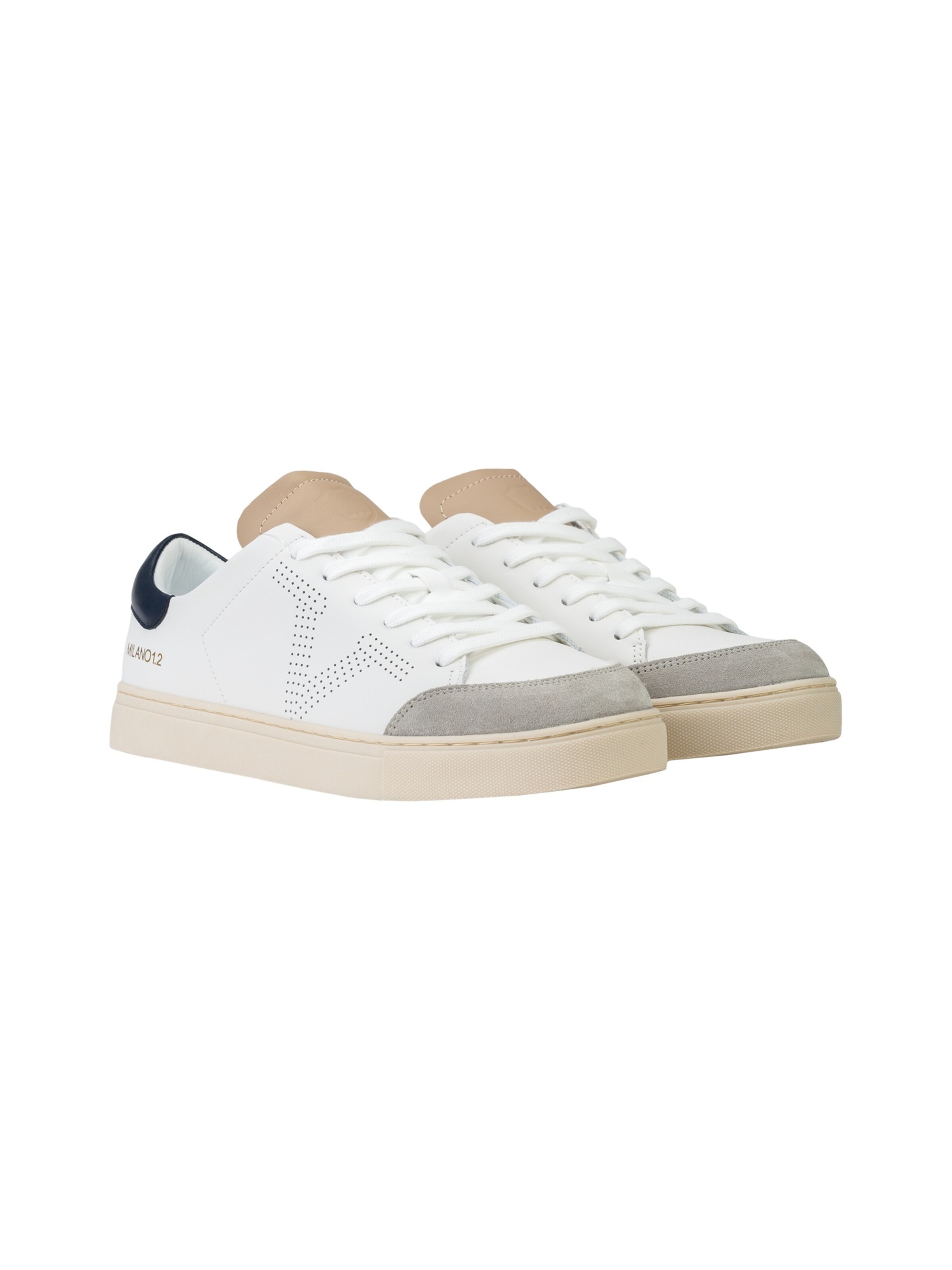 19V69 ITALIA Platform trainers 'Milano 1.2' in White