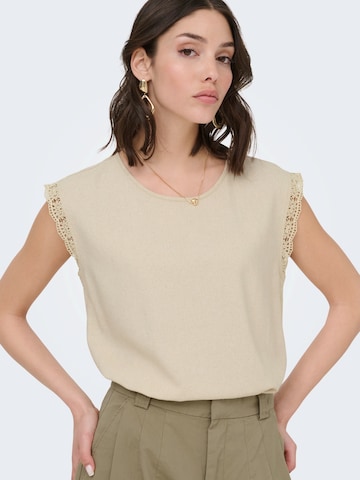 JDY Тениска 'JDYSAY' в бежово