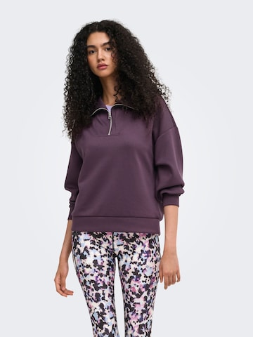 ONLY PLAY Sweatshirt in Lila: voorkant