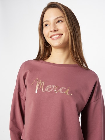 Sweat-shirt 'Melanie' ABOUT YOU en rose