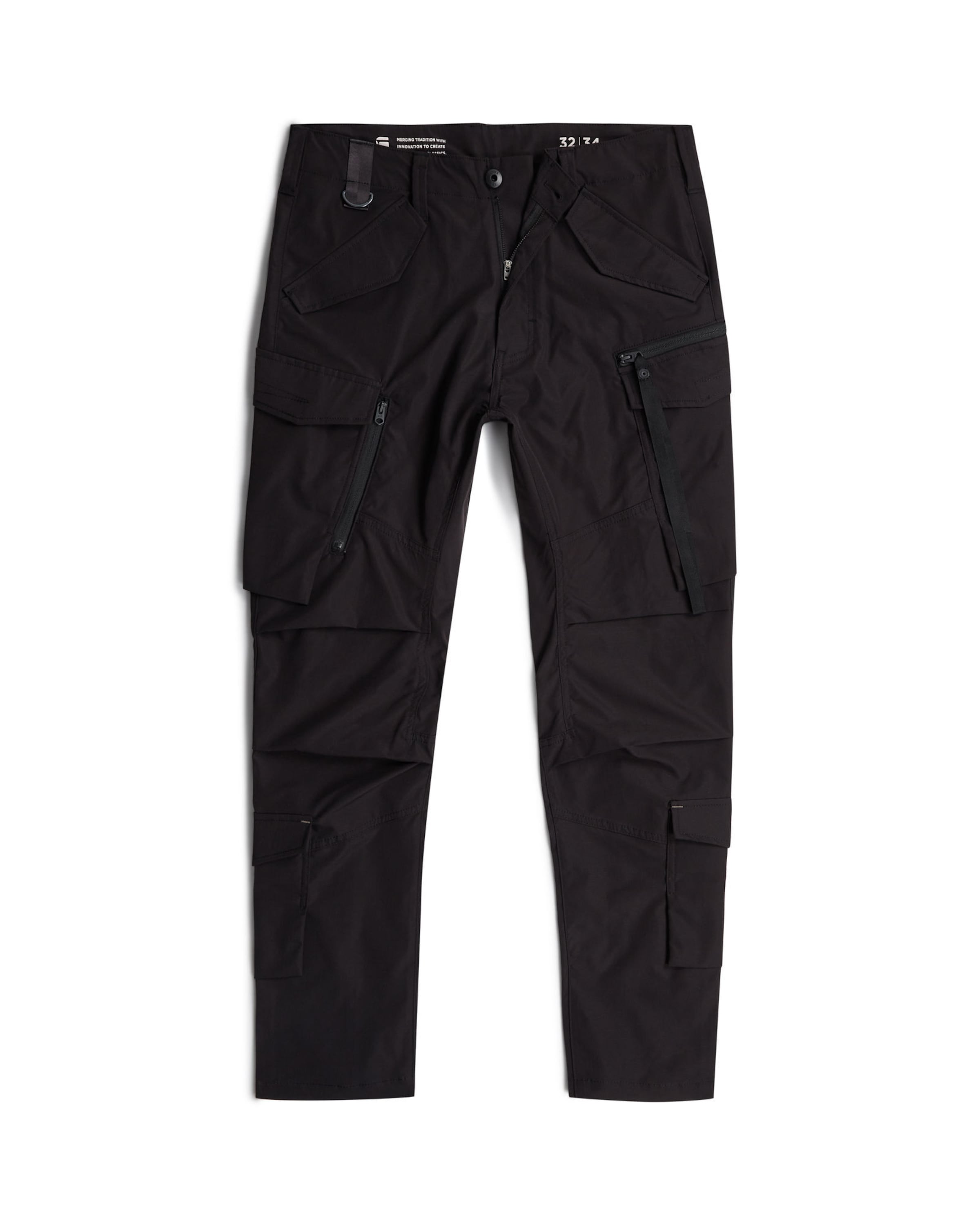 G-STAR Skinny Cargo Pants 'Toolbox' in Black: front