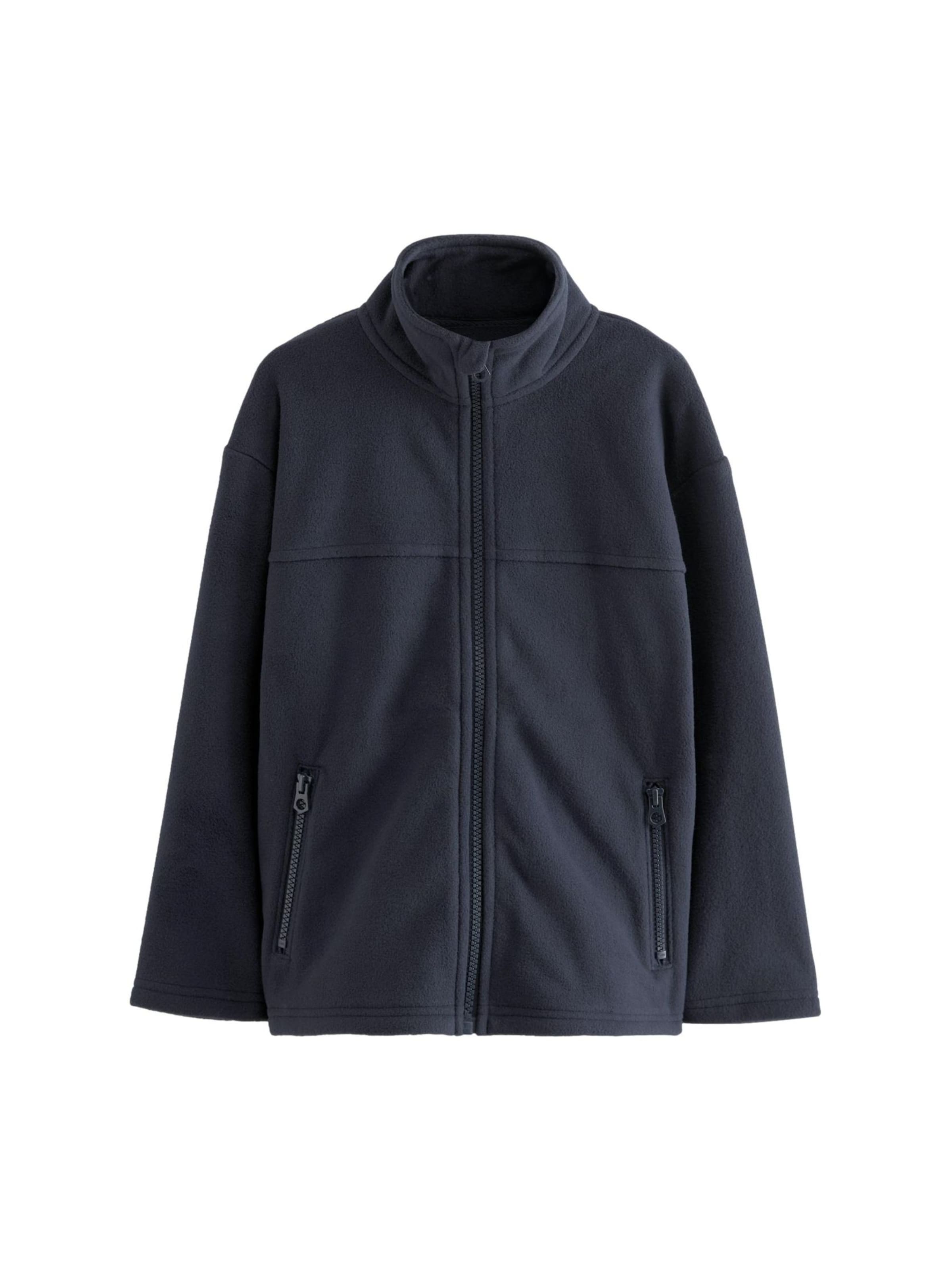 Next Fleecejakke i blå: forside