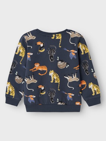 NAME IT Sweatshirt 'DITMAR' i blå