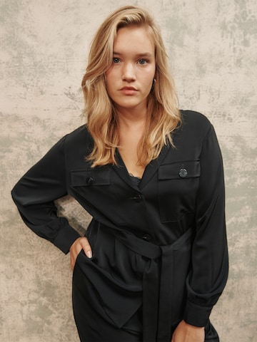 Guido Maria Kretschmer Curvy - Blusa 'Celia' en negro