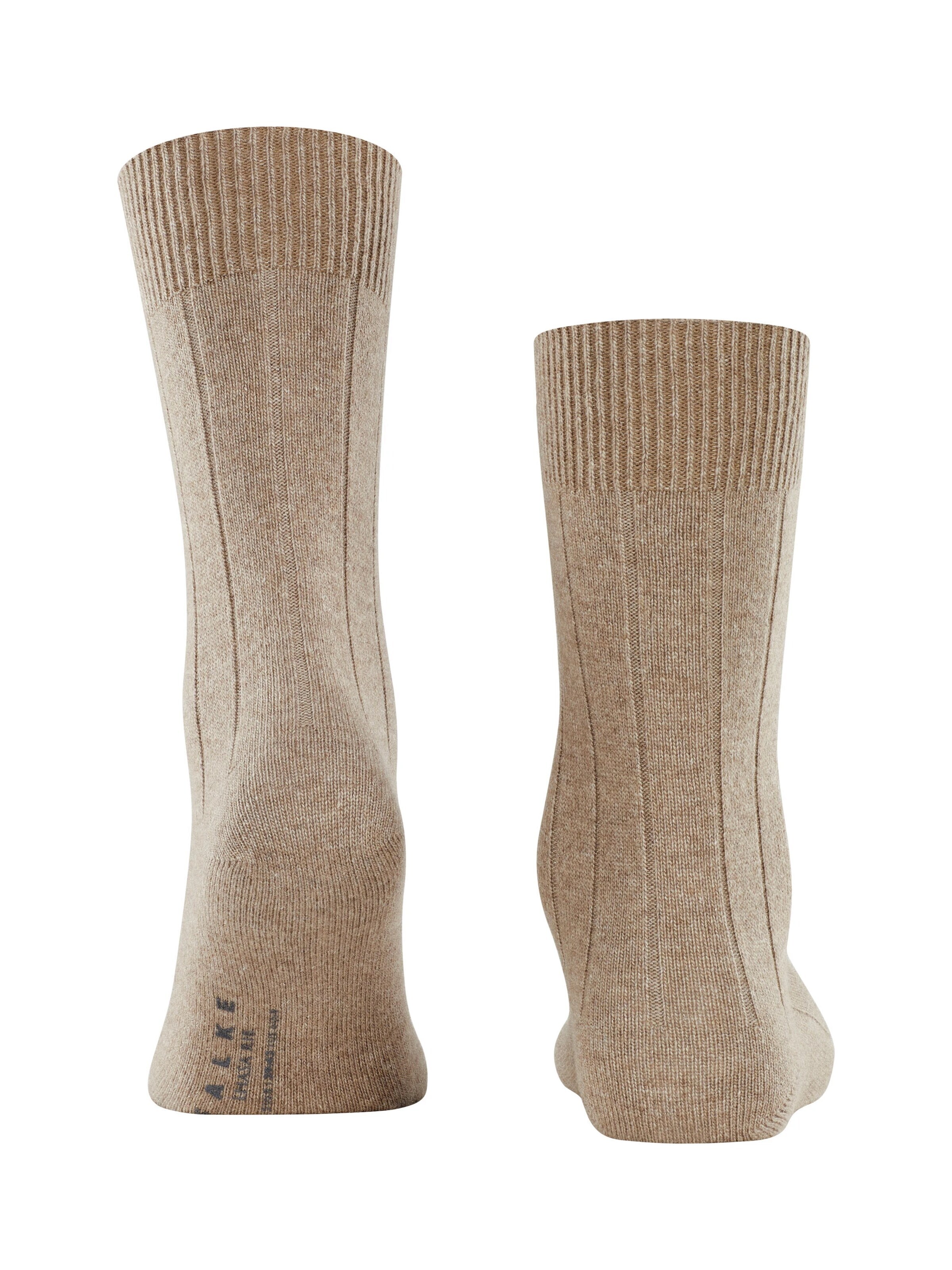FALKE Socks 'Lhasa Rib' in Brown