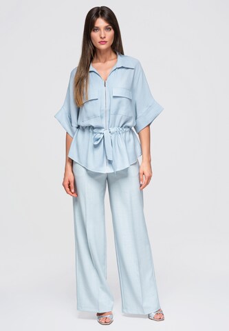 Ombre Blouse in Blue