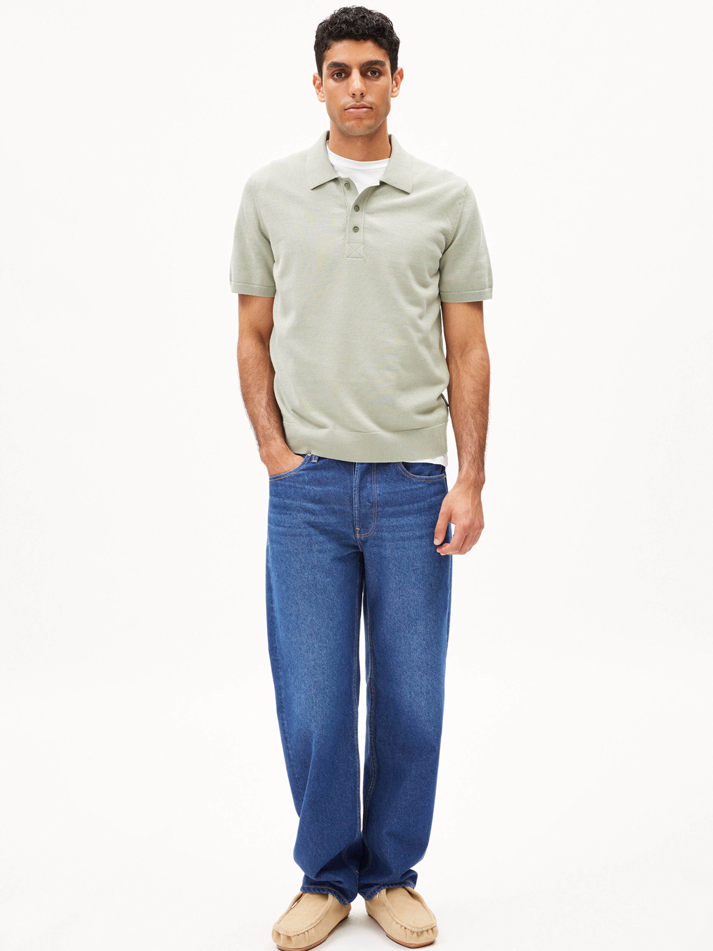 ARMEDANGELS Strickpullover ' TAAKOS ' in Grün