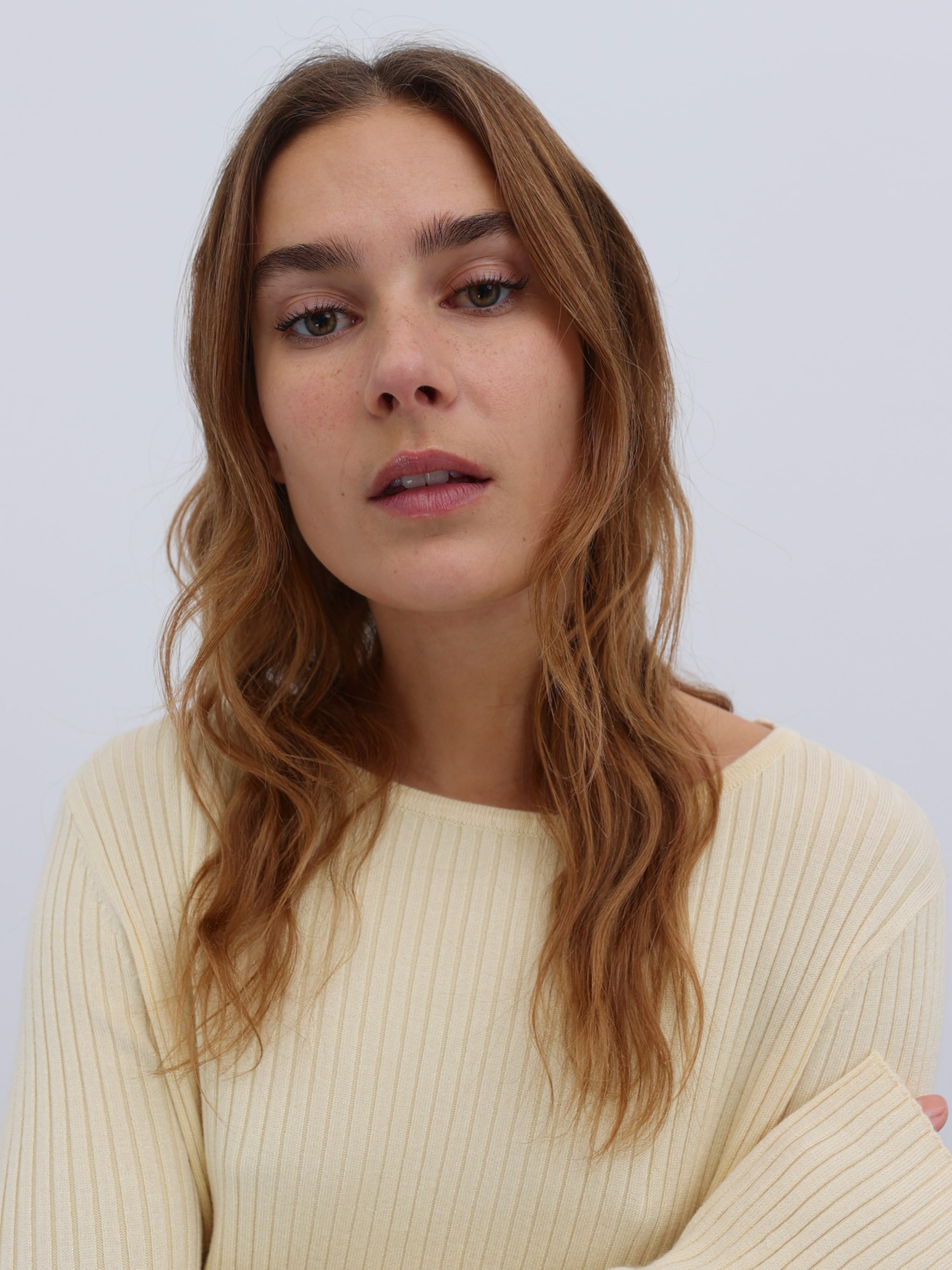 EDITED Producten Trui 'Felka' Crème