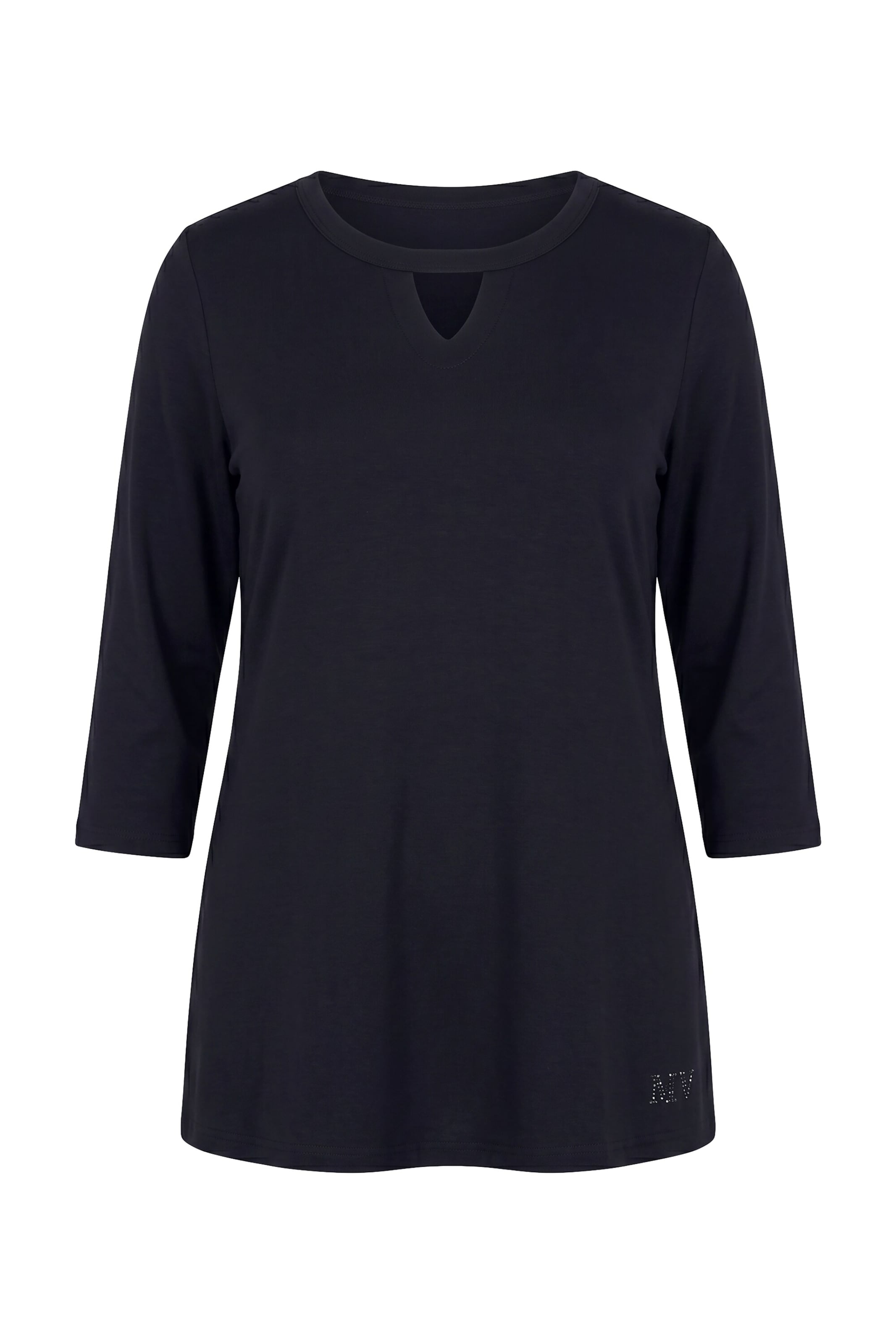 Ulla Popken Shirt in M-L in Black, Item view