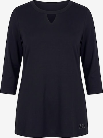 Ulla Popken Shirt in Schwarz: Vorderseite