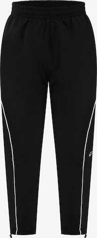Smilodox Loose fit Workout Pants in Black: front