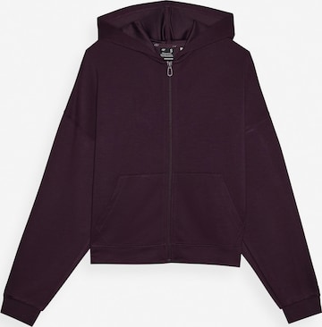 Veste de survêtement 4F en violet : devant