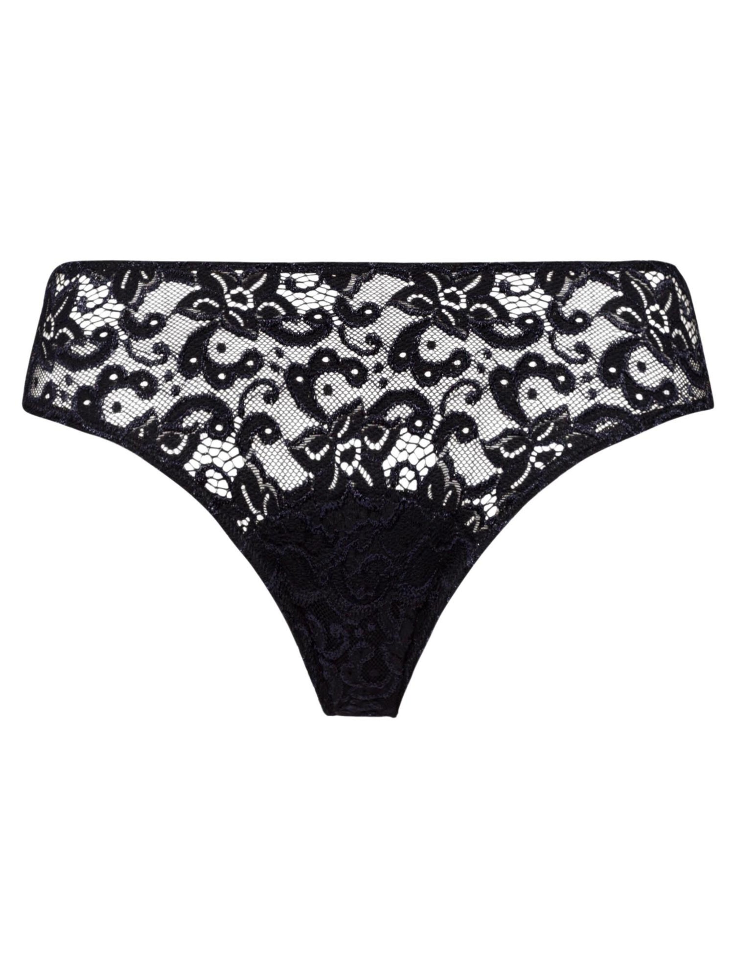 Hanro Panty 'Moments' in Black: front